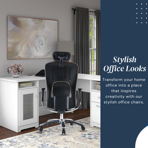 Symple Stuff GM Seating Ergolux Chair Ergonomic Genuine Leather